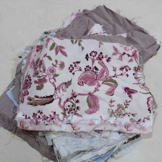 kain perca rayon | kain sisa produksi | kain majun | kain lap ukuran 20cm x 13cm