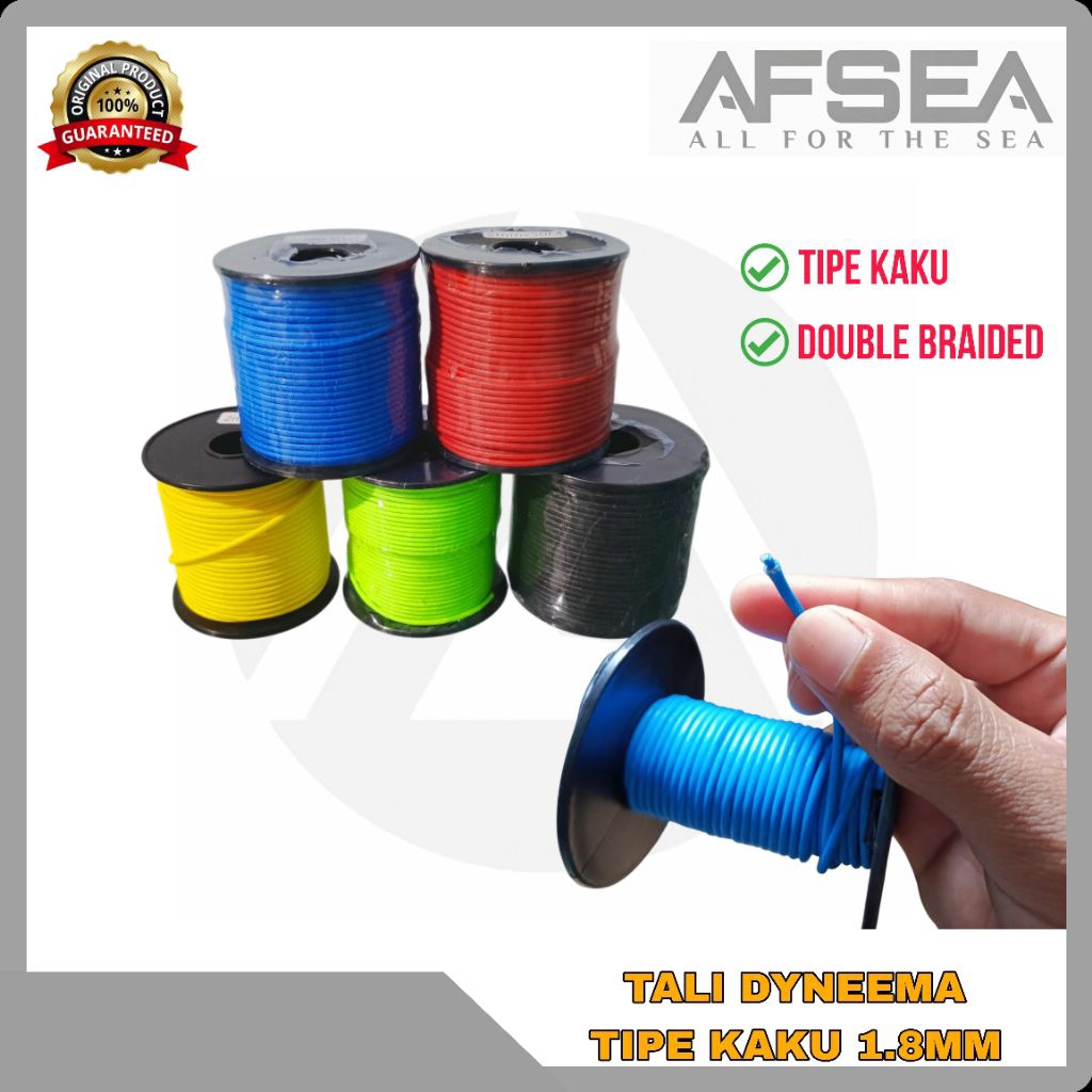 1 METER TALI DYNEEMA 1.8MM  BREAKING STRENGTH 250KG