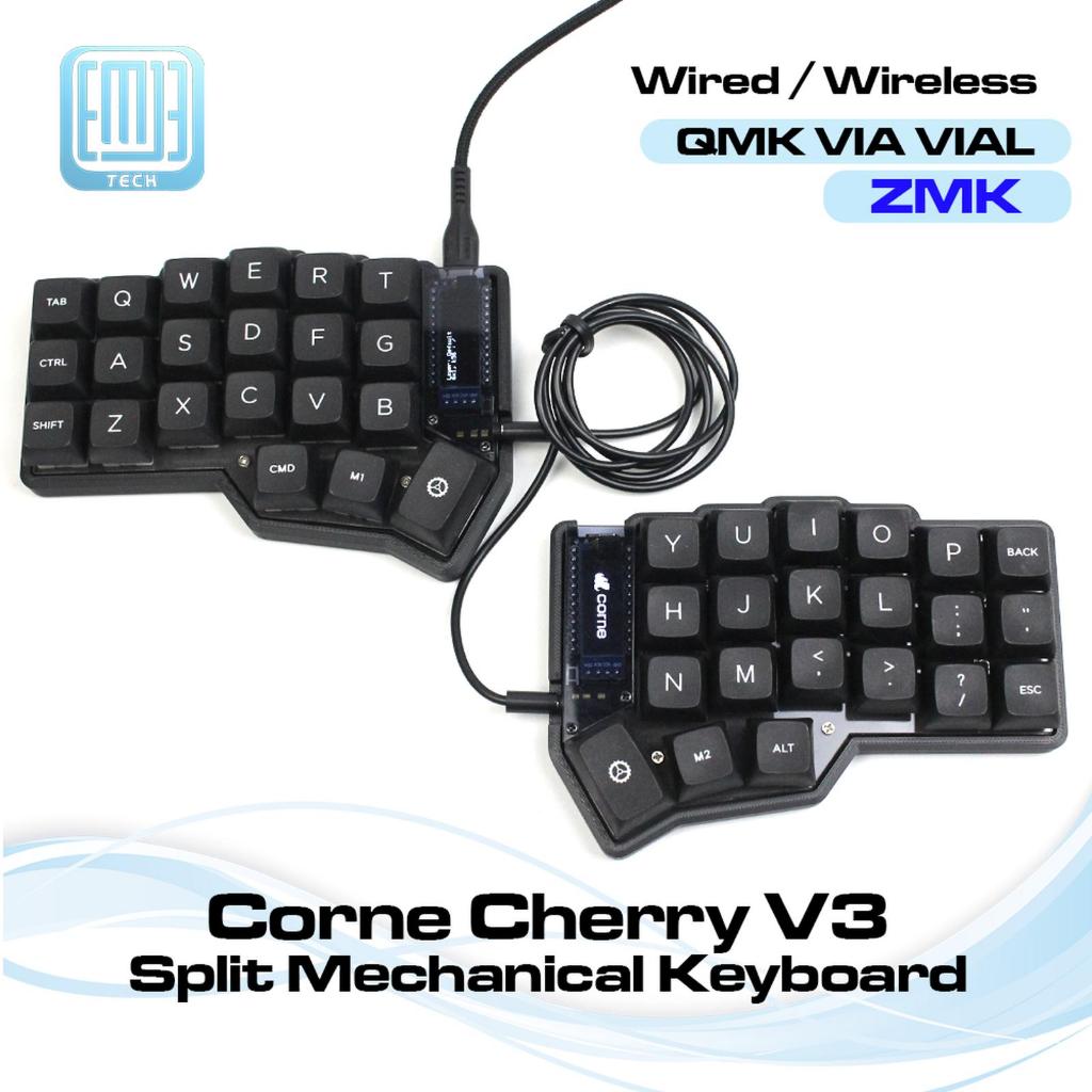 CRKBD Corne Cherry V3 Prebuilt Ergo Mechanical Split Keyboard Custom
