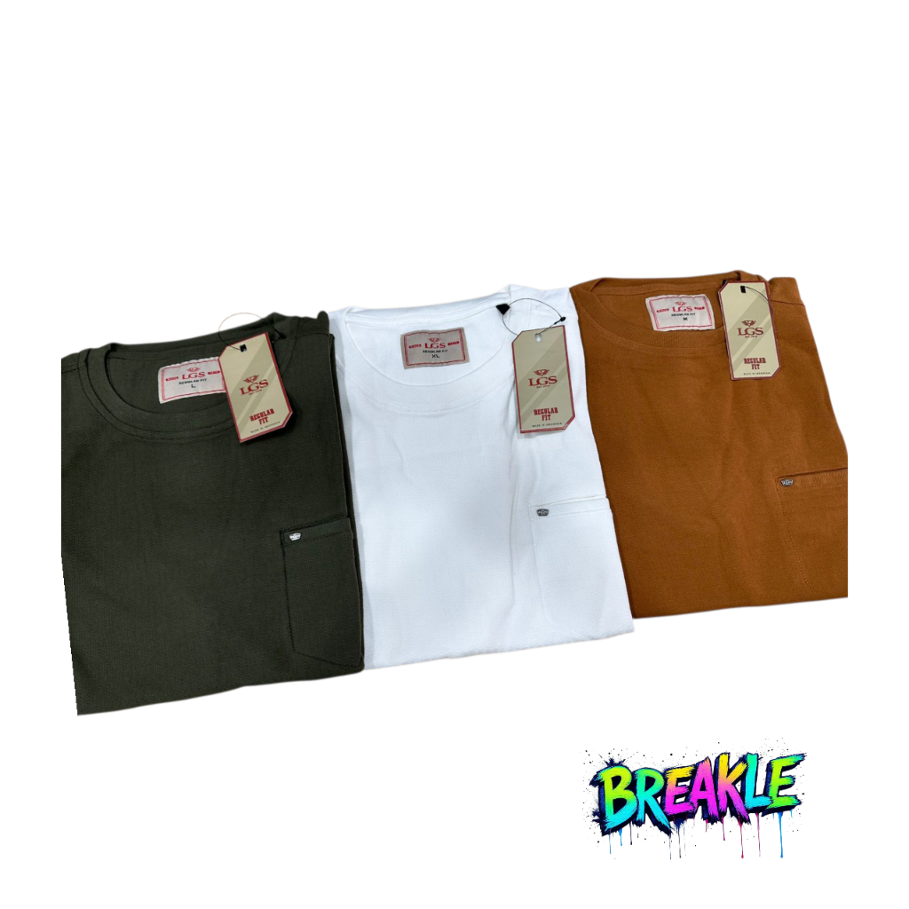 Kaos Oblong Pria LGS ORIGINAL REGULER FIT