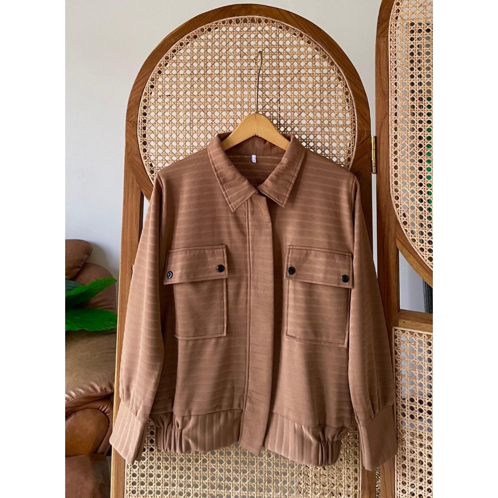 Terra Jacket Hornet Premium | Jaket Muslimah Casual Korean Look