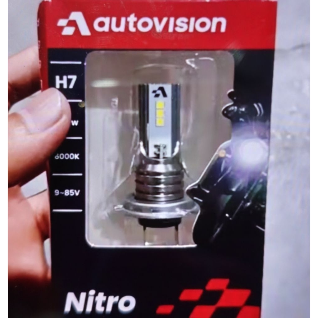 BOHLAM LAMPU DEPAN YAMAHA R25 MT25 LED H7 PUTIH