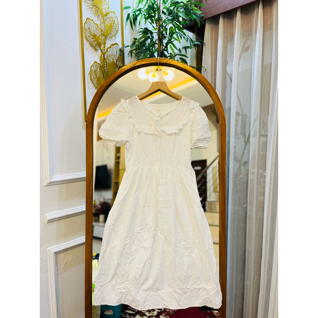 WHITE KOREAN DRESS