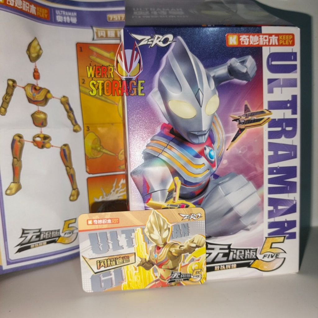 Action Figure Ultraman Keepley Infinite Version Vol 5 Secret Ultraman Tiga