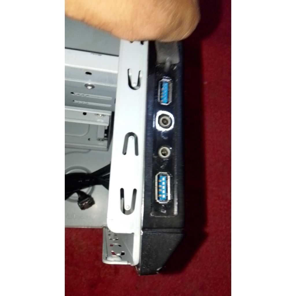 CASING CPU INDUSTRIAL SILVERSTONE MULUS BEKAS PC NEC BISA MOBO + PSU UNIVERSAL DVD RW 3 HDD USB3.0