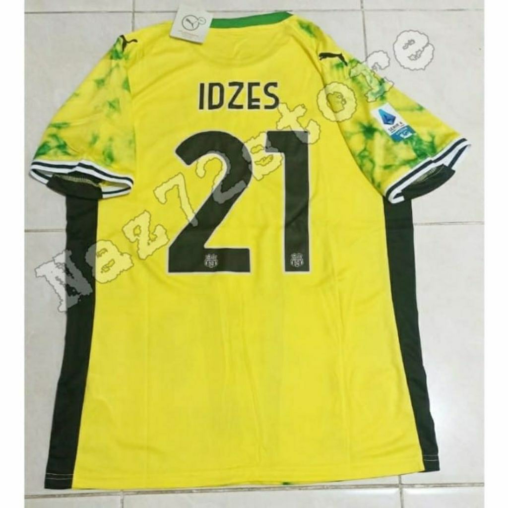Jersey Sassuolo 3rd Third 2025 / 2026 + Cetak Nama Nameset IDZES 21 / Custom suka suka Font OFFICIAL