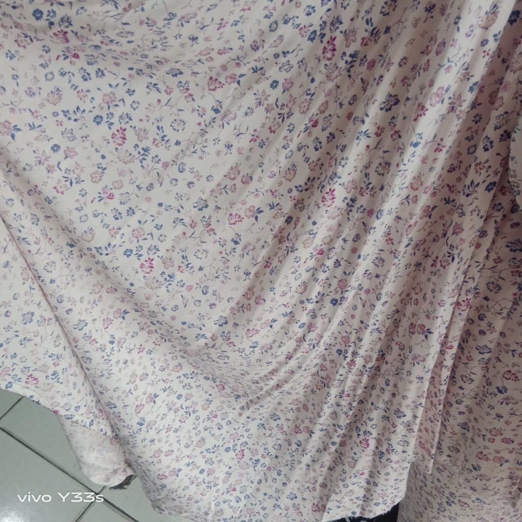 [ 0.5 Meter ] Kain Katun Rayon Motif Viscose Premium import Terbaru _Kain Rayon Eceran_Kain Rayon Pr