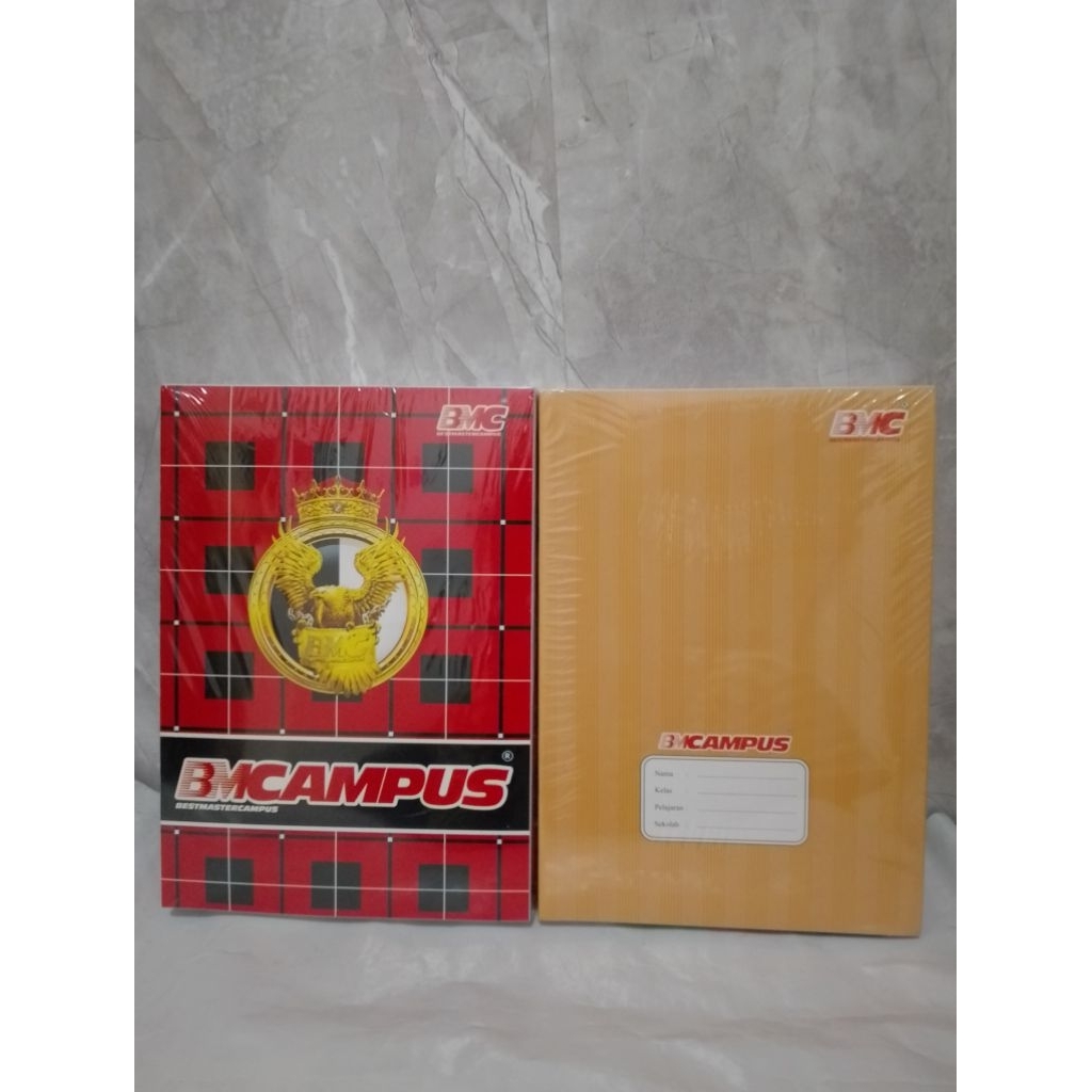 Buku tulis BMC CAMPUS 1pack isi 10pcs.