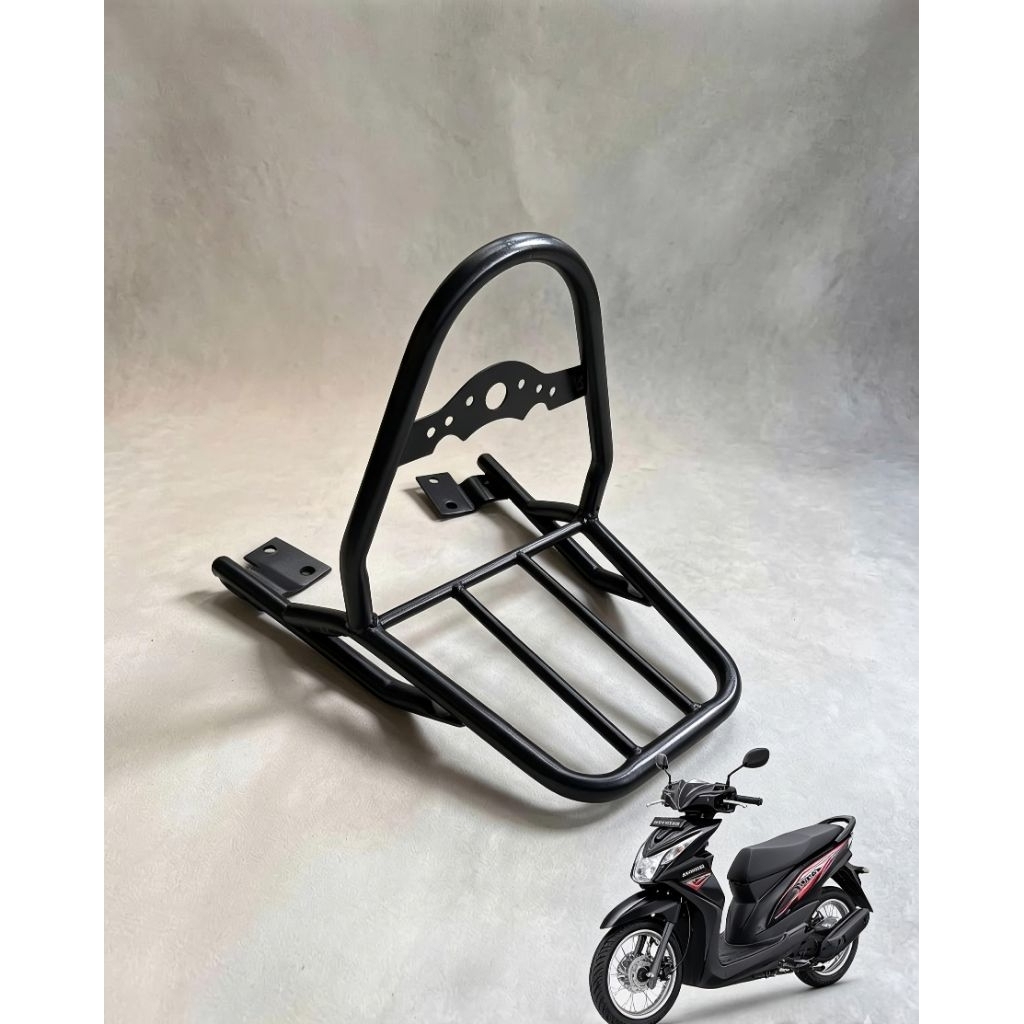 sandaran motor beat fi 2 in 1 /sandaran jok motor
