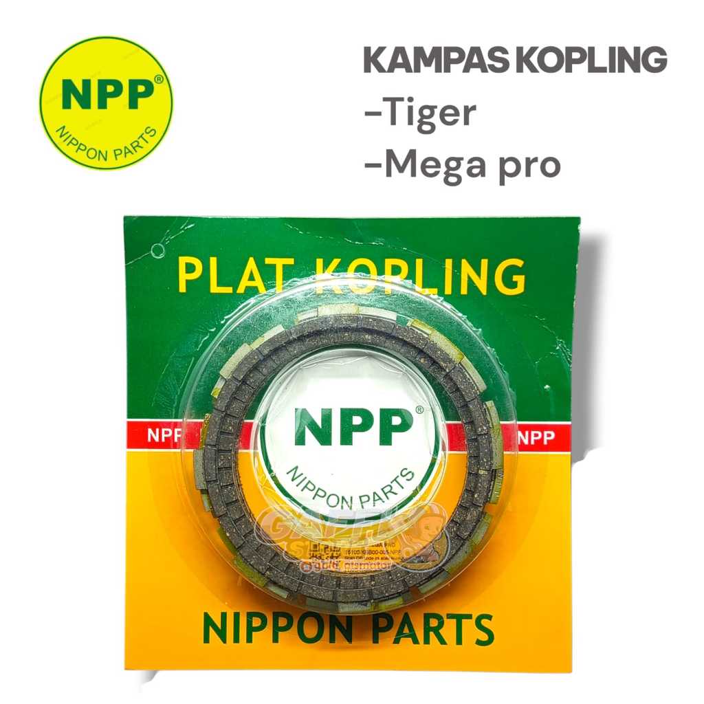 NPP KAMPAS KOPLING PLAT KAIN KOPLING TIGER MEGA PRO