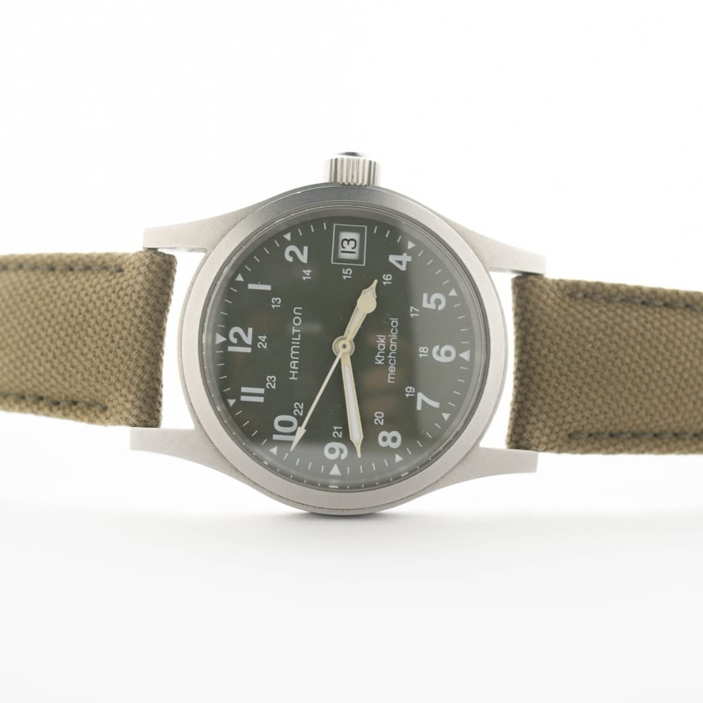 Hamilton khaki Mechanical 34mm Manual winding preowned
