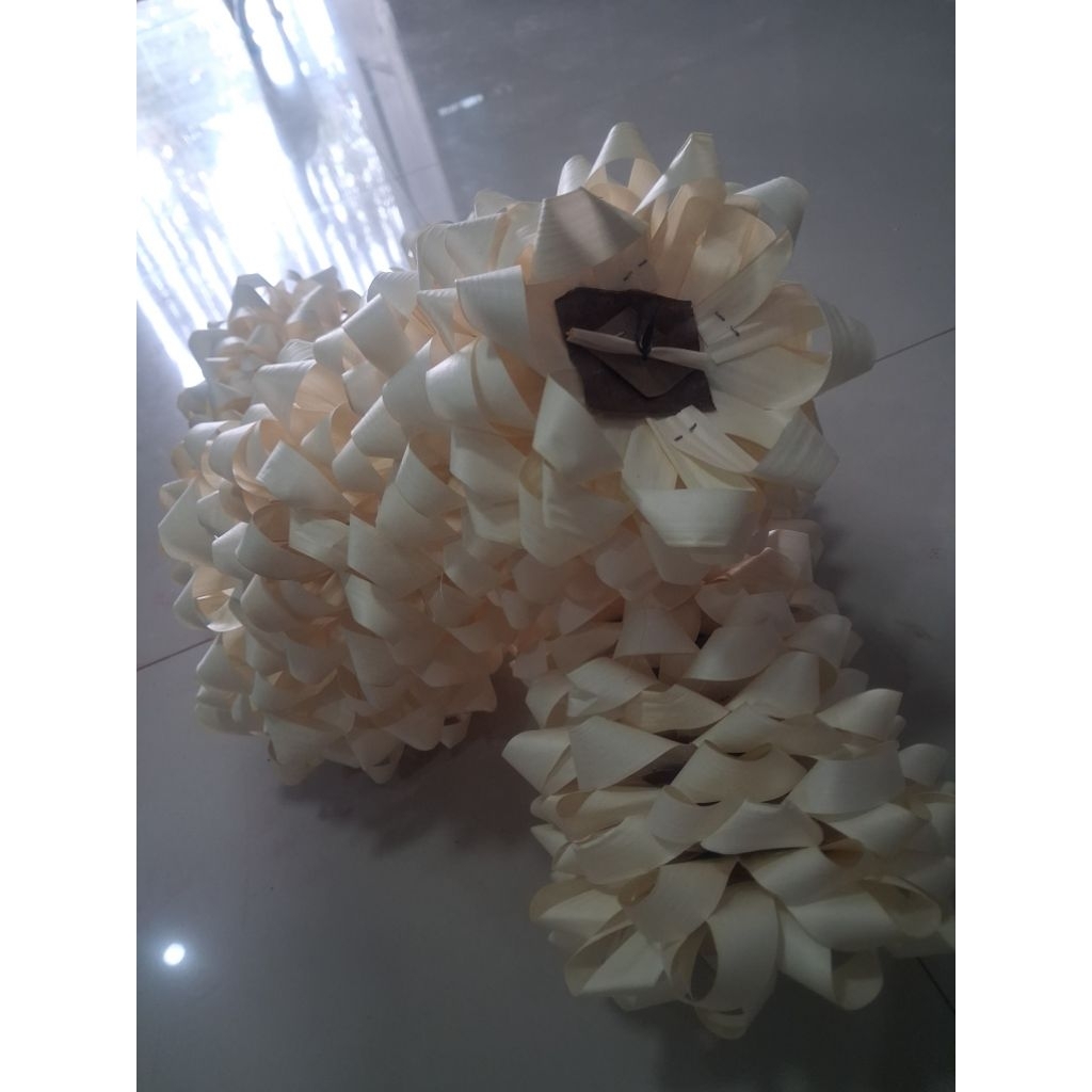 canang sari dari ibung 50 pcs