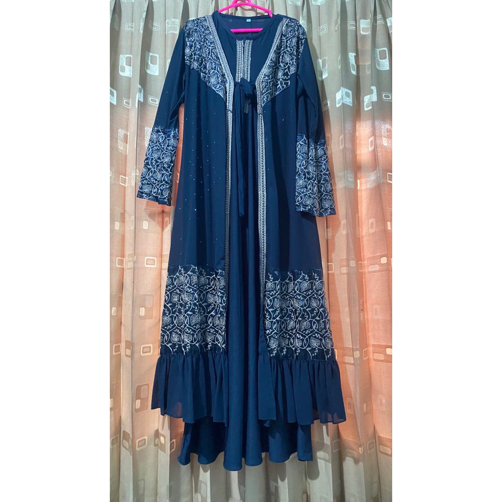 preloved abaya, gamis hitam