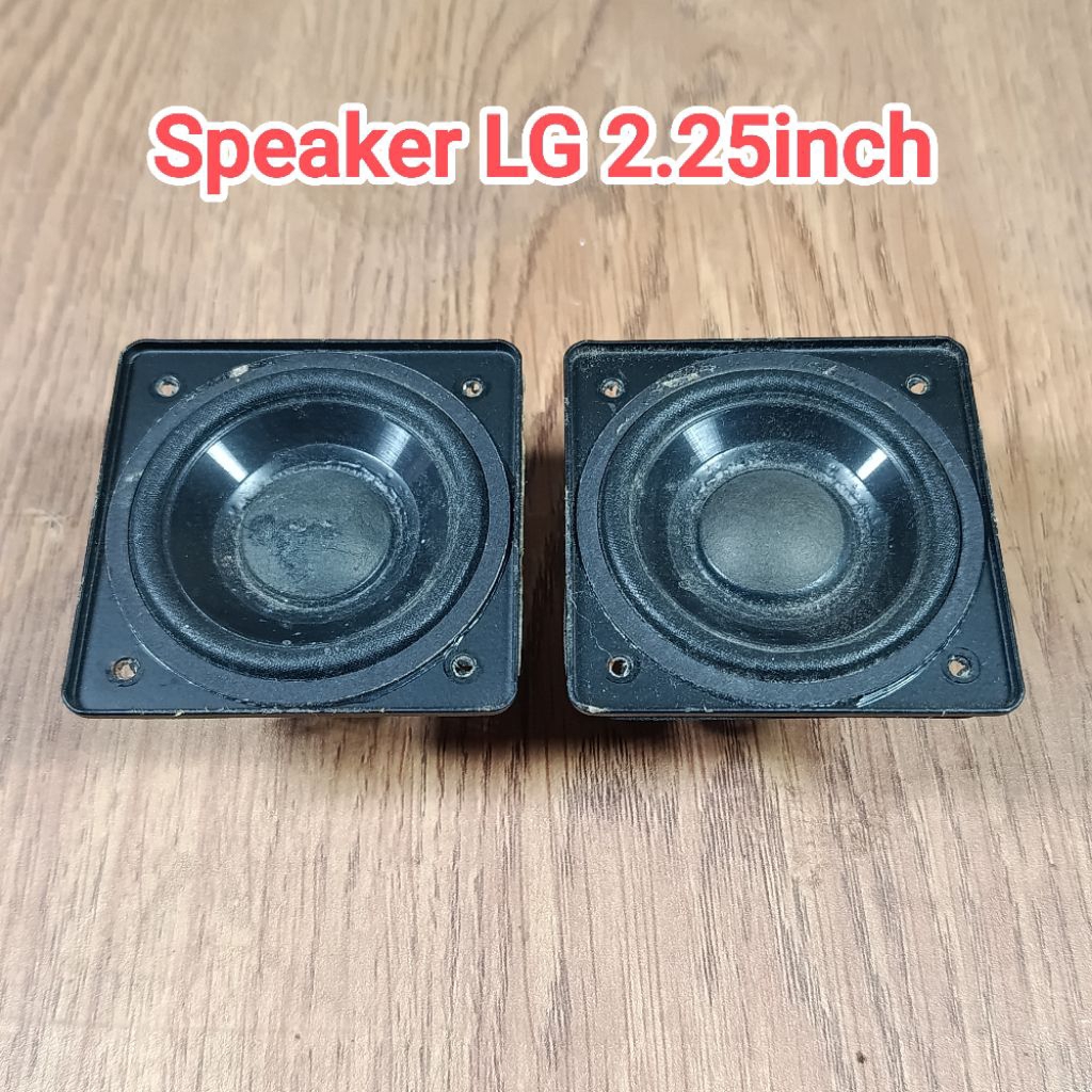Speaker LG 2.25 inch bekas normal copotan (sepasang)