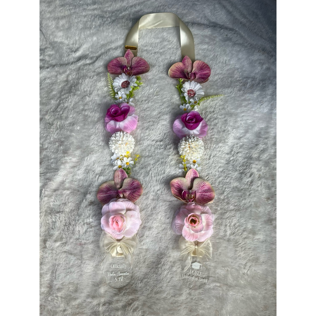 flower sash graduation
