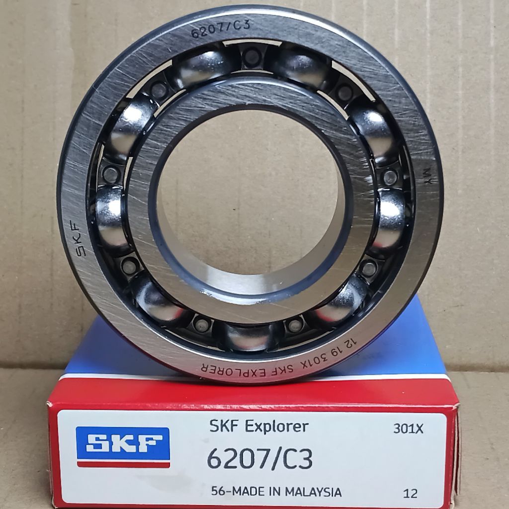 BEARING 6204 6205 6207 C3 SKF TANPA TUTUP LAHER SERBAGUNA