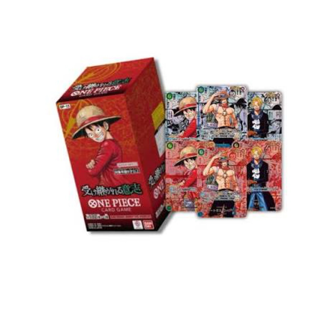 One Piece Card Game OP13 Inherited Will Booster Box Jepang Sealed Original One Piece TCG