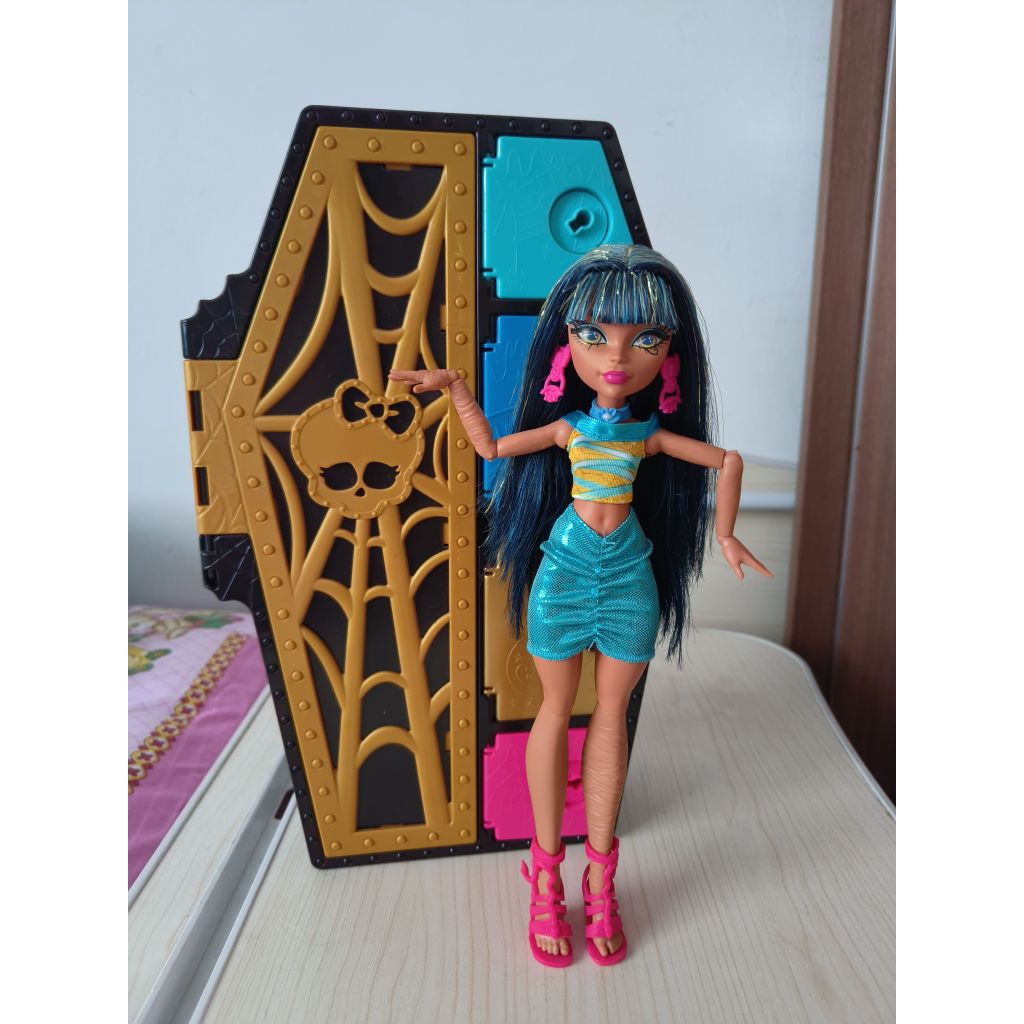 Monster High Set Boneka Skulltimate Secrets Cleo De Nile