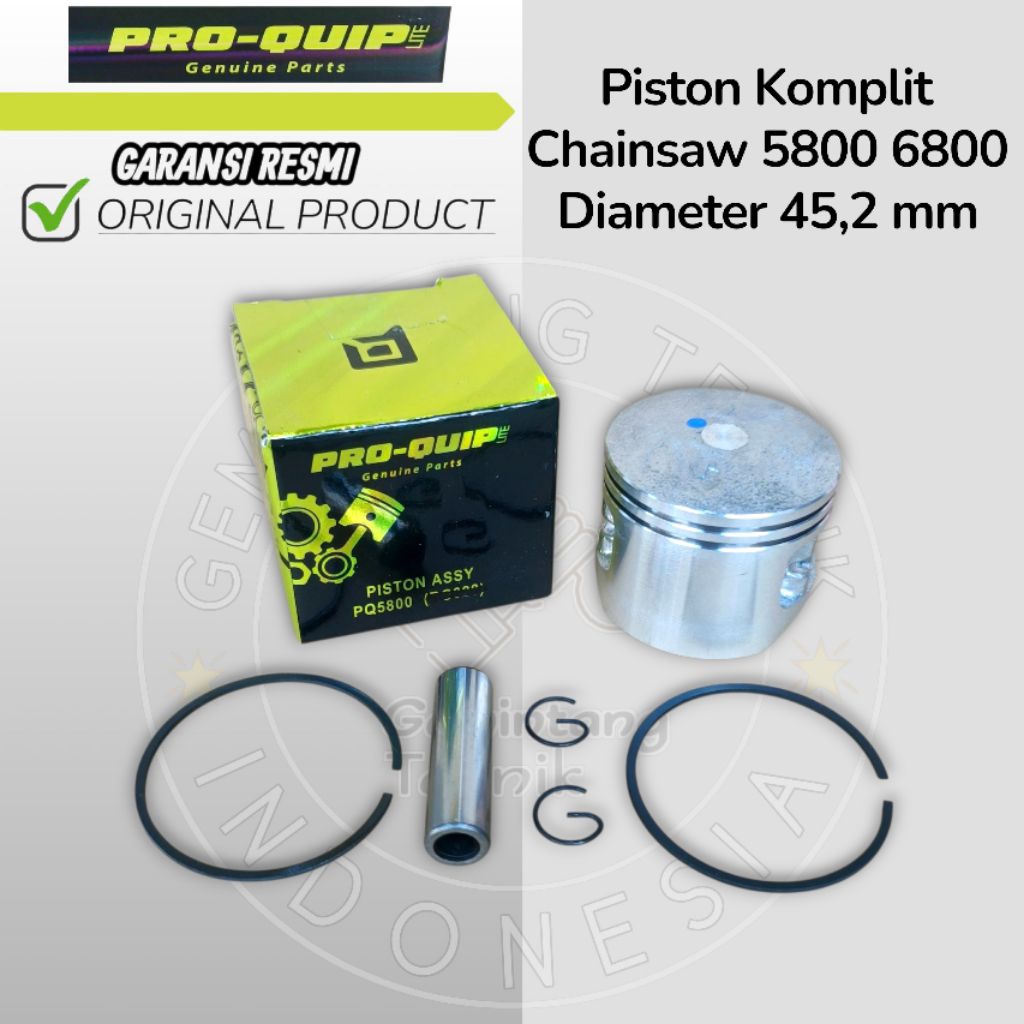 Piston Komplit Senso Mini 5800 6800 588 688 ( 45,2 mm) Merk PRO-QUIP ORIGINAL / Seher Komplit Chains
