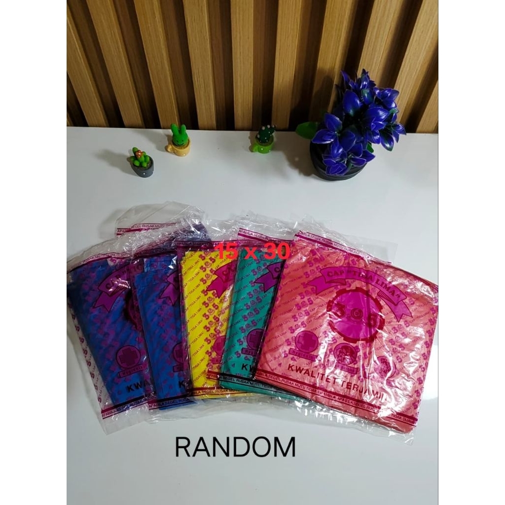 KANTONG PLASTIK KRESEK WARNA WARNI KECIL  (random)