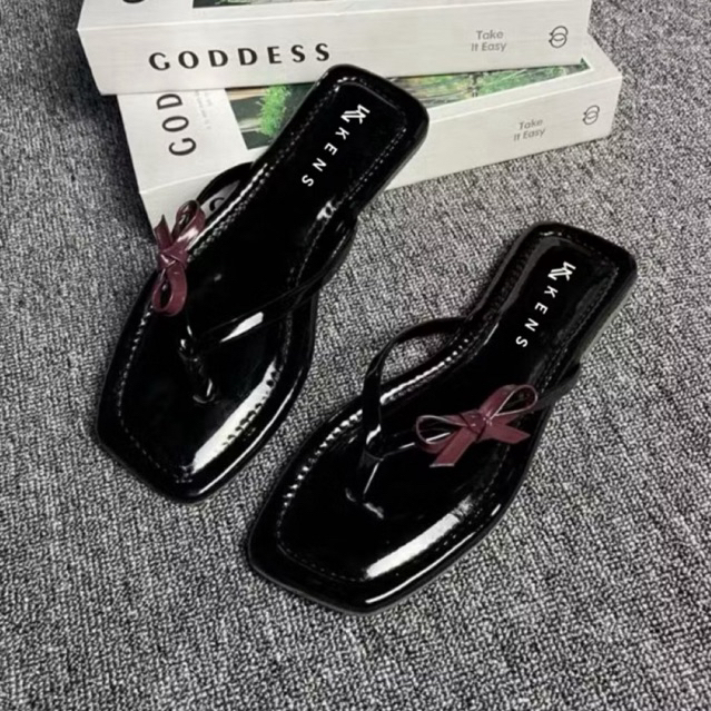 Kens - sandal wanita Livina teplek platfrom TRENDY