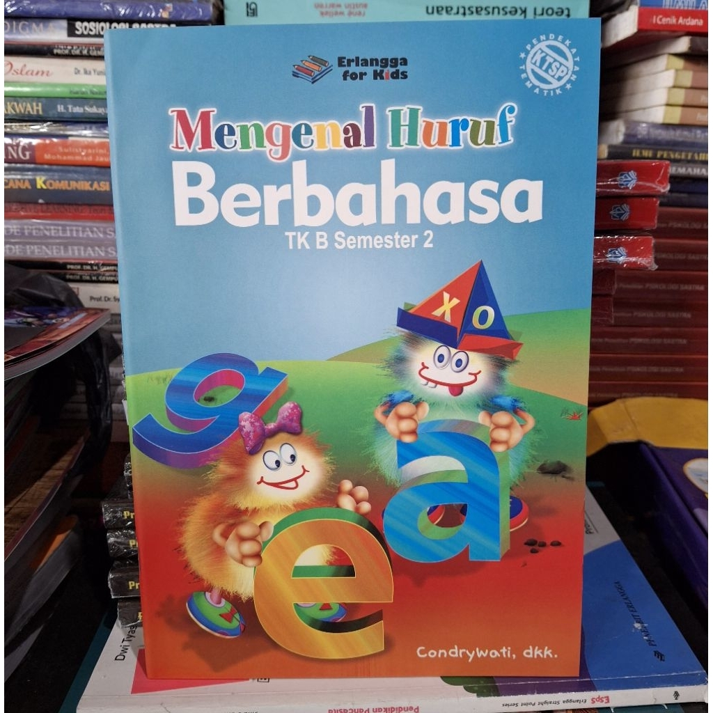 BUKU PAKET AKTIVITAS ERLANGGA FOR KIDS ISI 8 BUKU. UNTUK TK B.BERBAHASA. BERHITUNG. KEGIATAN KREATIF