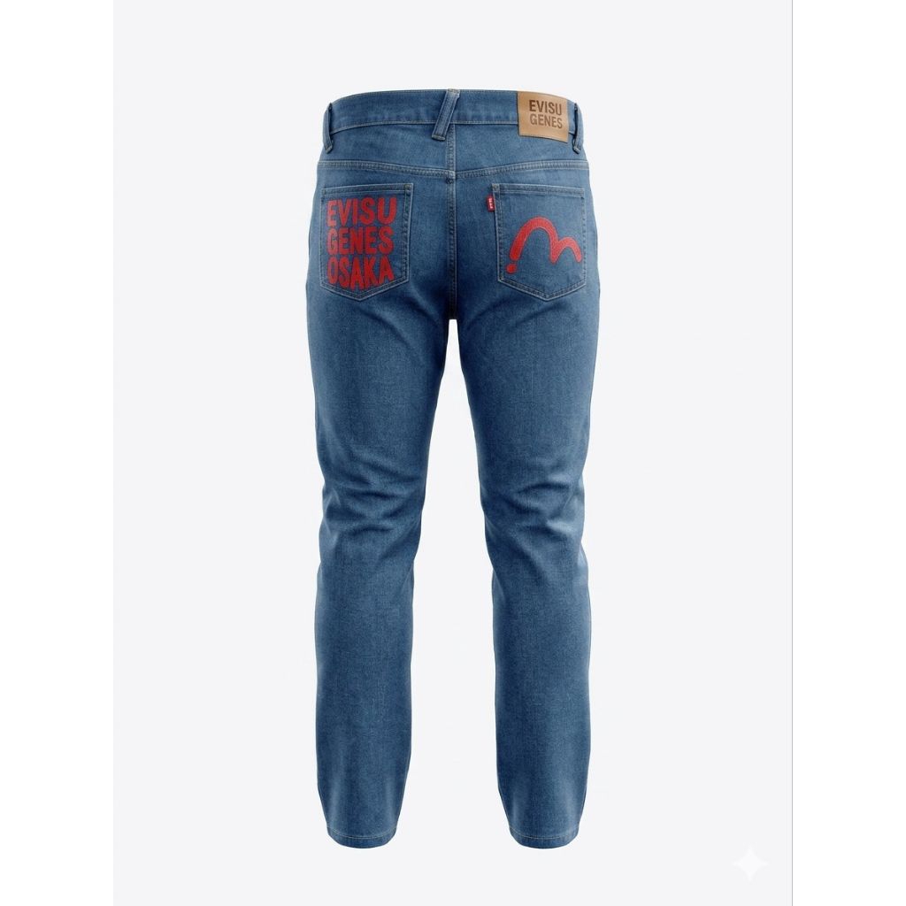 Celana Jeans Evisu bekas/second/pl/preloved Genes Osaka Small Logo Backpocket