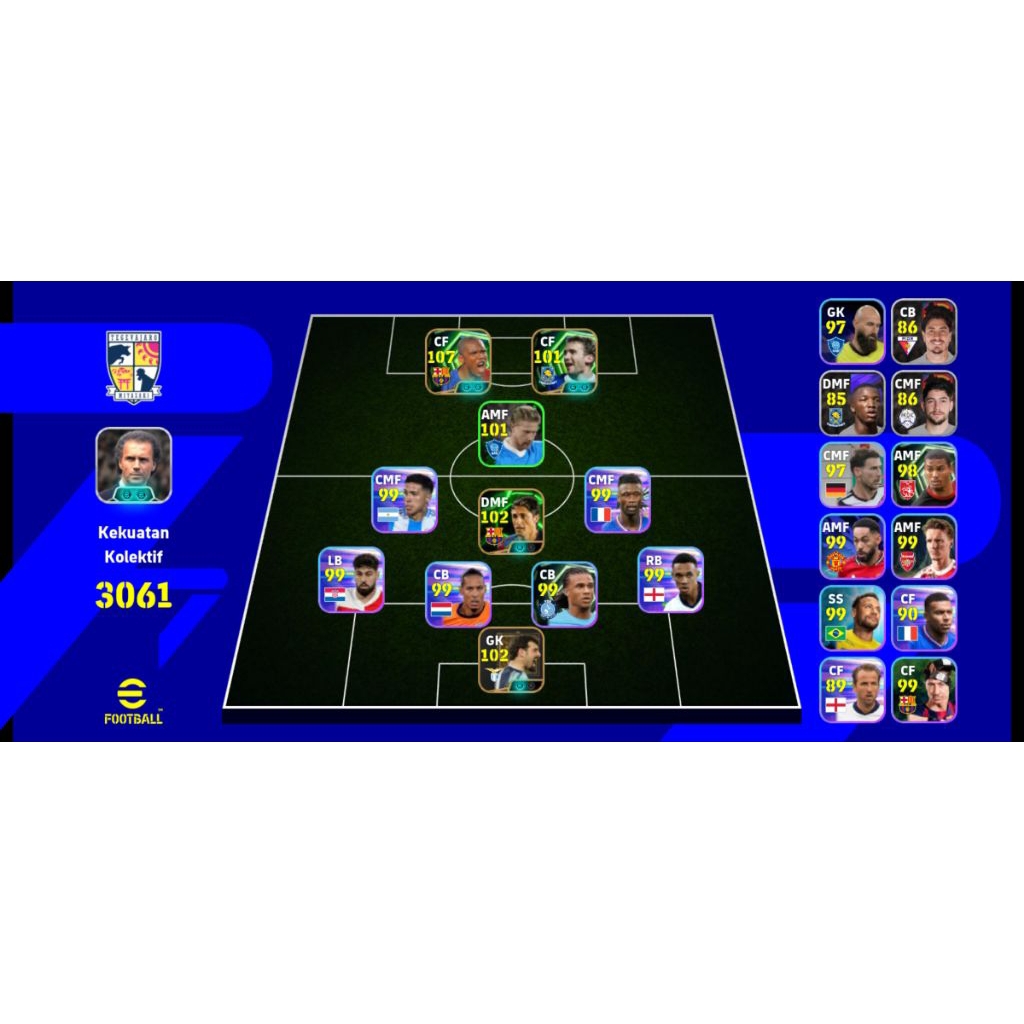 Akun Baru Polosan eFootball Epic Big Time 25/26 Anti HB