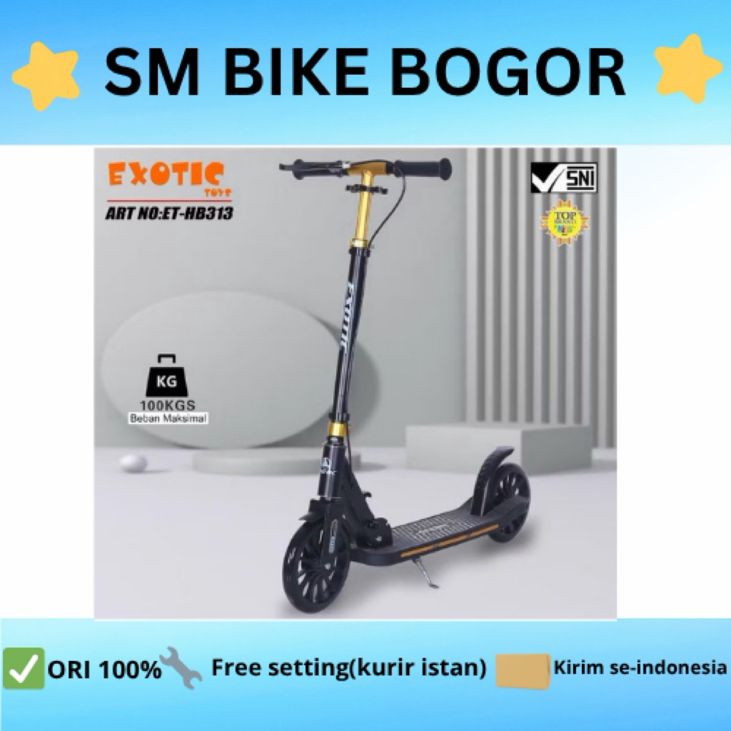 Mainan Scuter/Otoped Exotic ET-HB 313-ST 2020 By Pacific