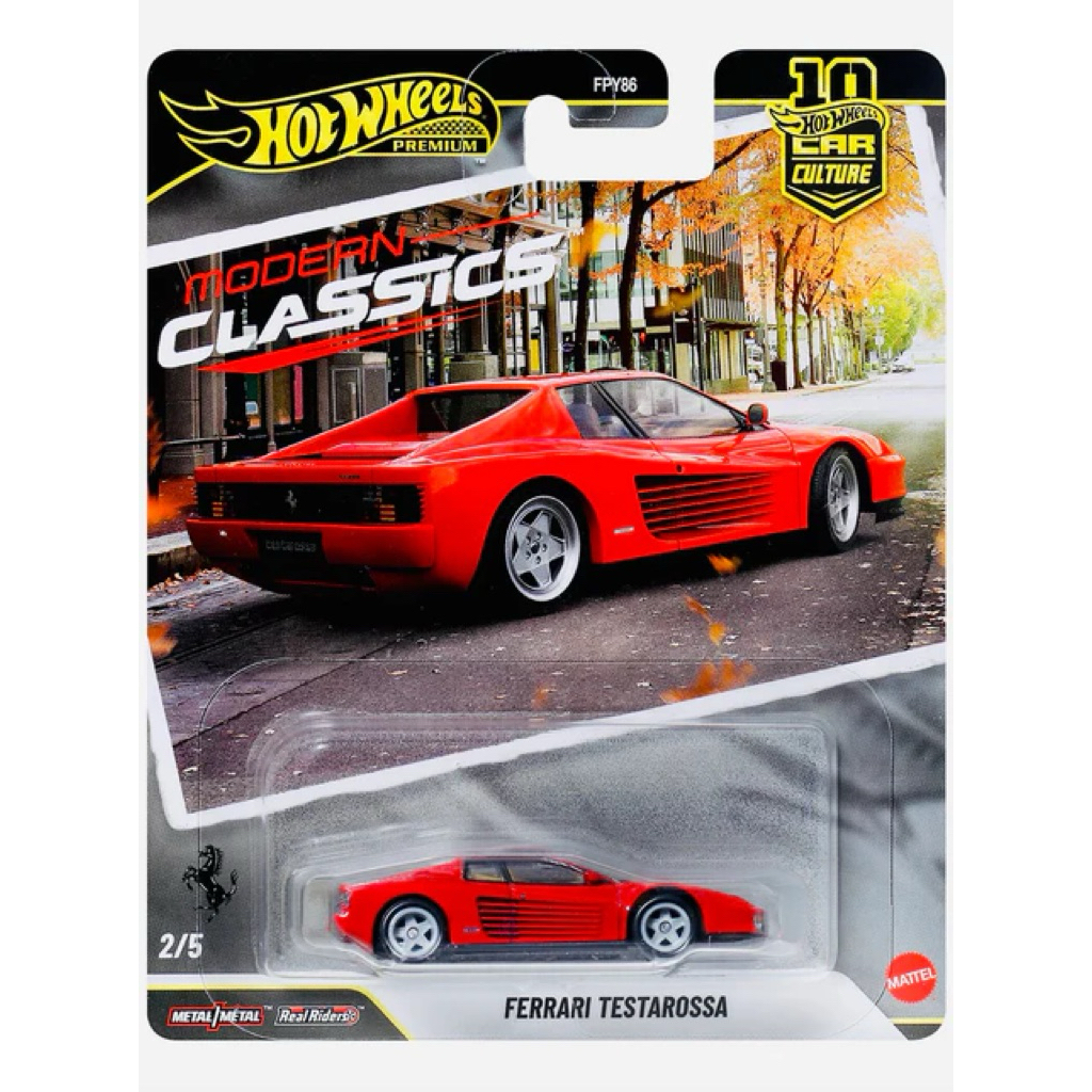 Hot Wheels Premium Ferrari Testarossa MODERN CLASSIC