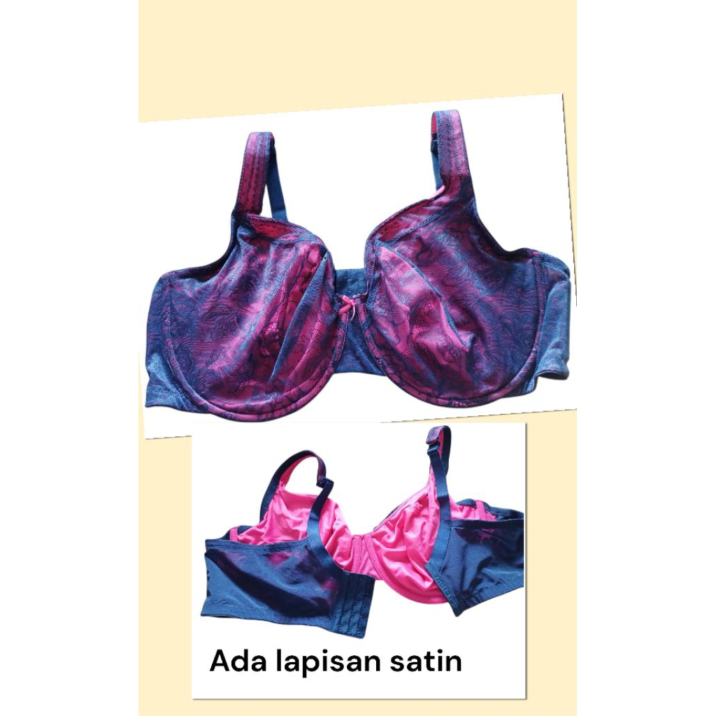 bra 42dd 44h 44ddd 44c 50c 50f  48f 46 44 42 40 38 36 mewah kawat tanpa busa