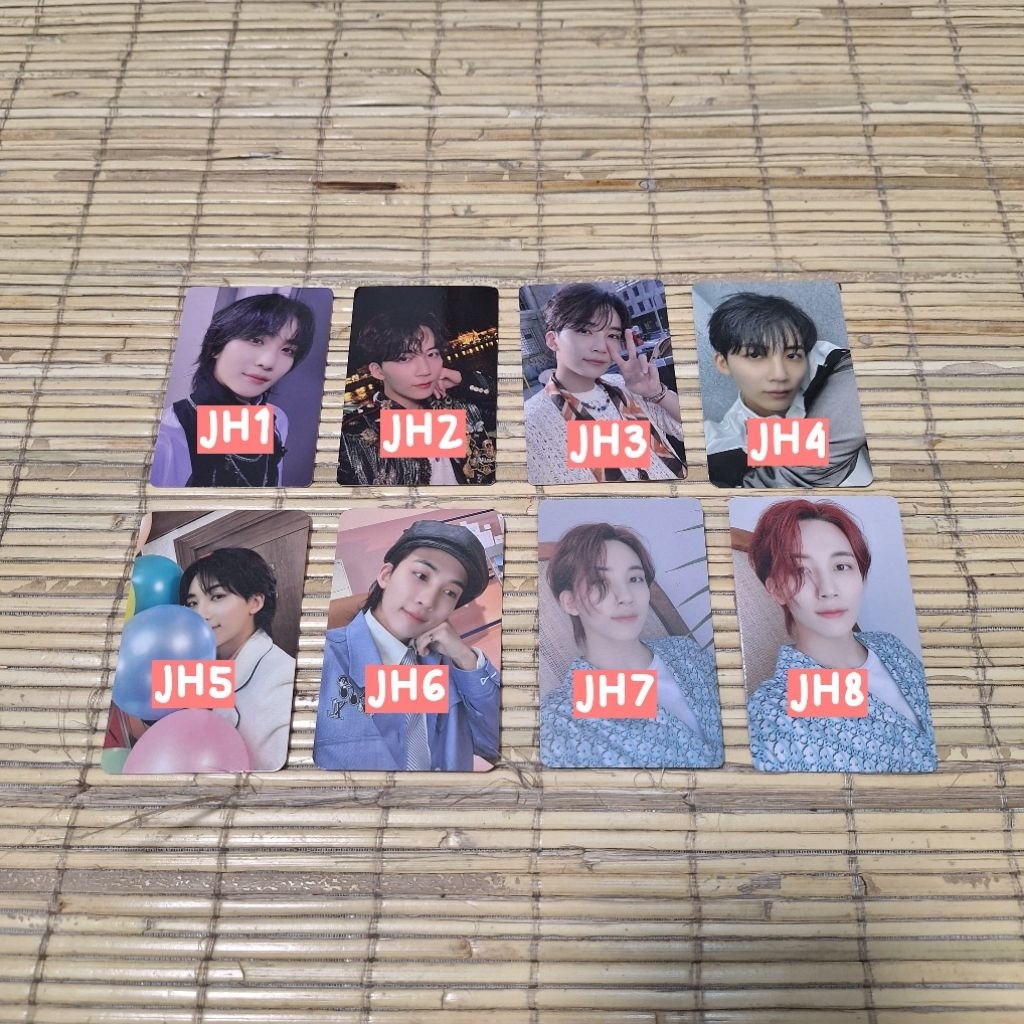 Seventeen Jeonghan Your Choice FTS M2U Appmus 17th heaven STF Lucky Draw Photocards