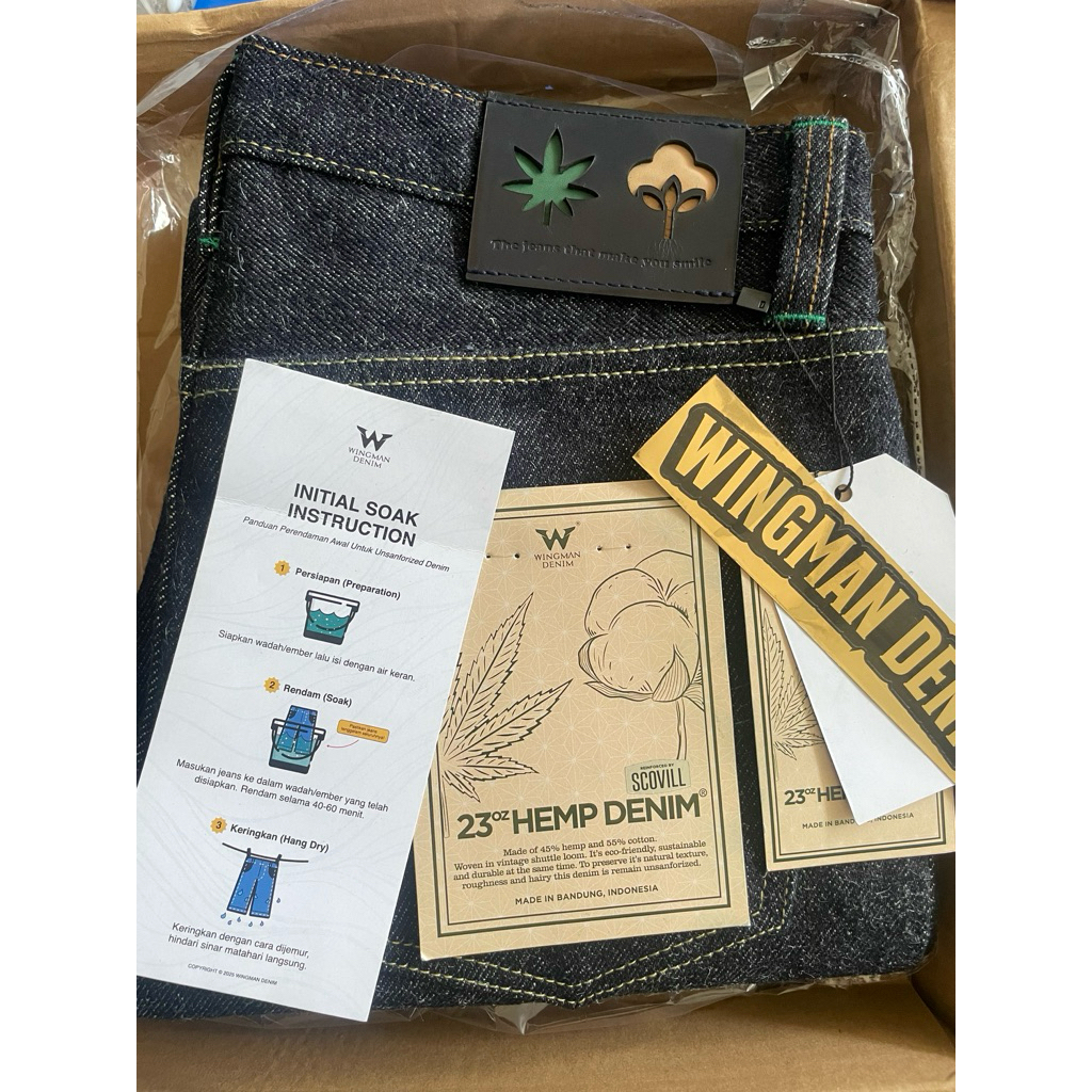 WINGMAN DENIM-HEMP 23 OZ
