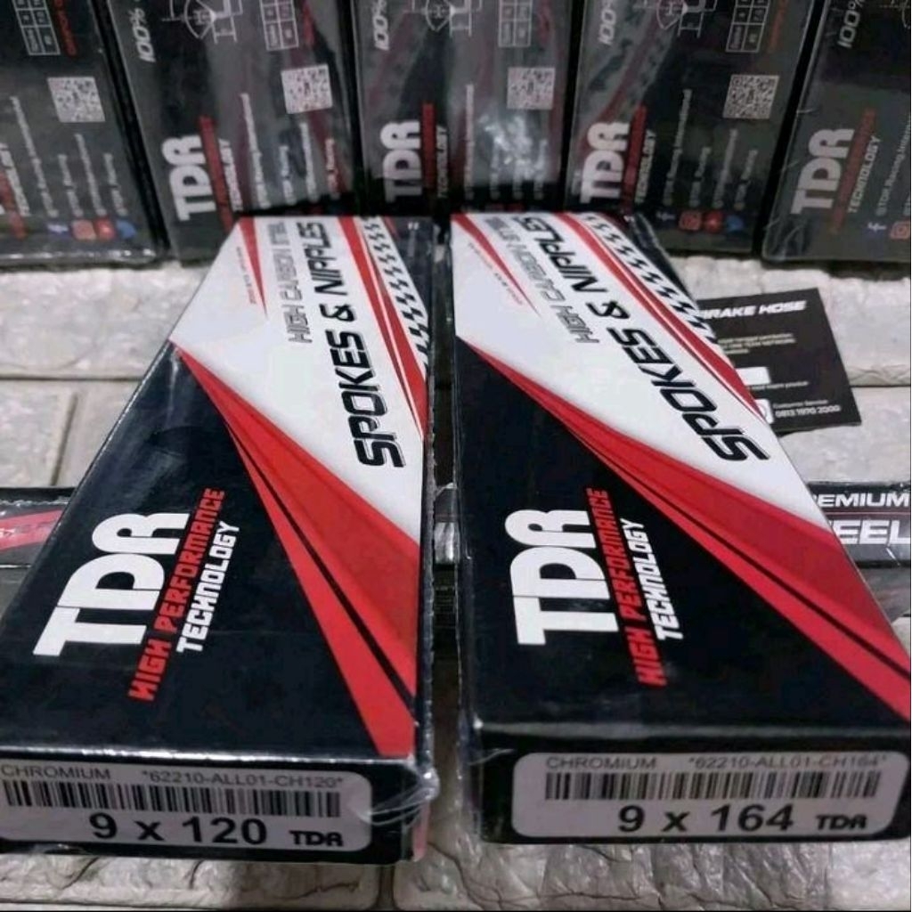 Jari jari TDR Sepaket Depan Belakang Crome Ring 17 Motor Mio sporty Mio soul Mio soul GT Mio J Mio M