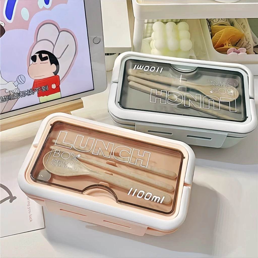 RANDOM Lunch Box/Kotak Makan/kotak bekal/tempat bekal/lunch box set/lunch box sekat/kotak makan mura