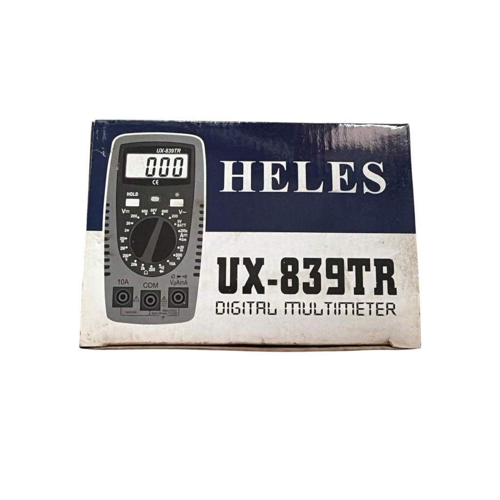 HELES MULTIMETER DIGITAL UX 839TR