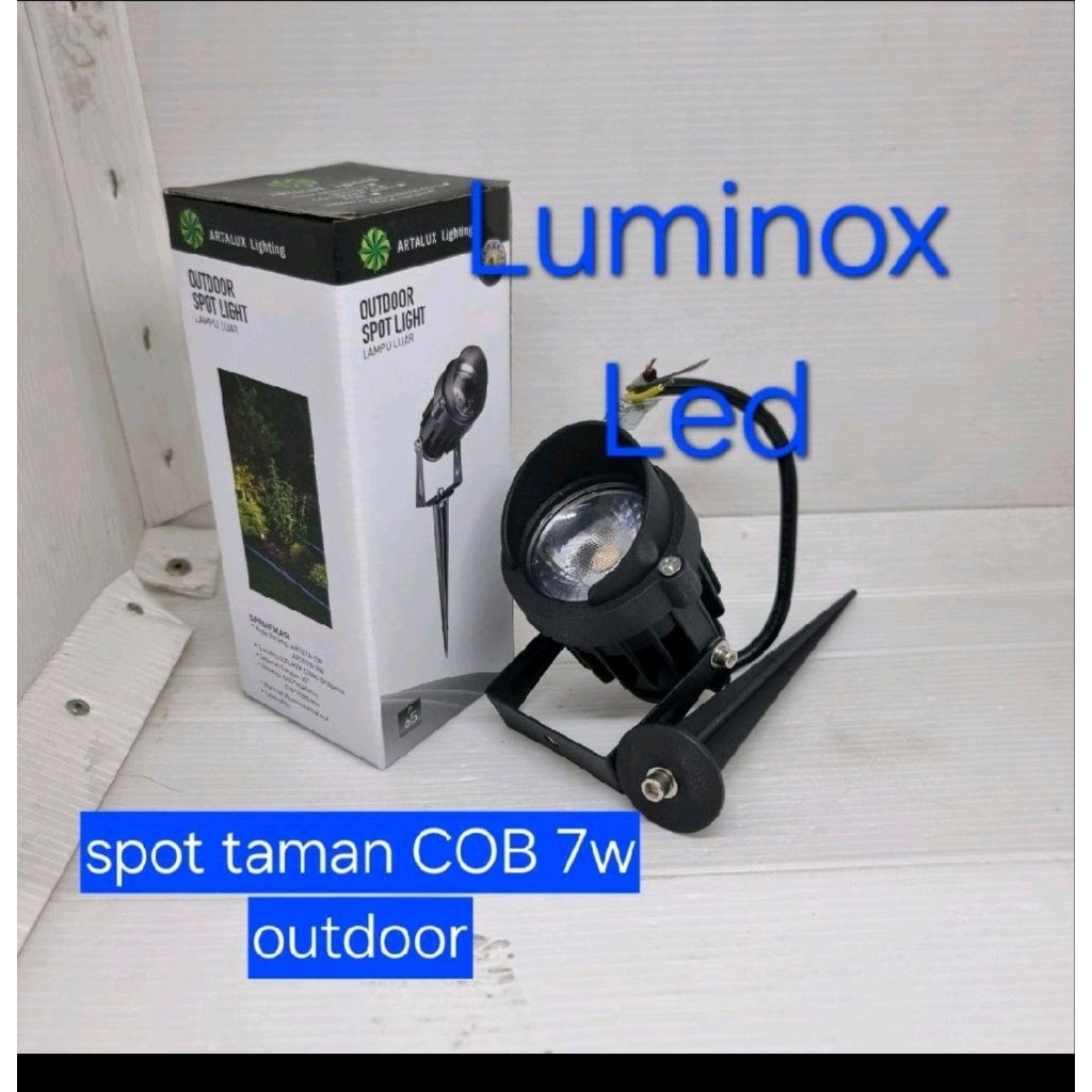 lampu tancap led dc 12volt 7w 7watt / lampu spotlight taman led 7w 7watt 12v 24v DC outdoor