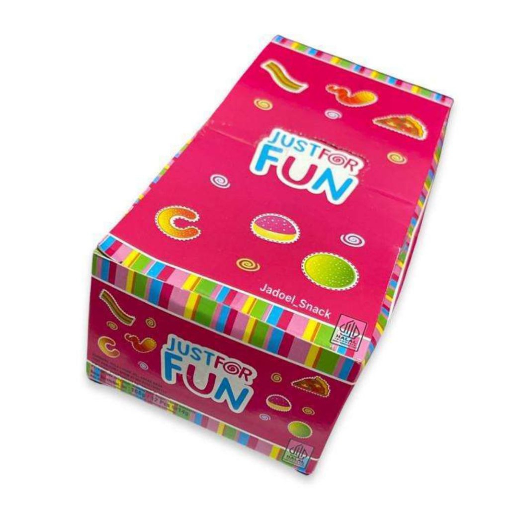 YUPI Permen Jelly Gummy Candy JUST FOR FUN  168 gr 12 pcs // Jeli LunakYupi Just For Fun Gummy Candi