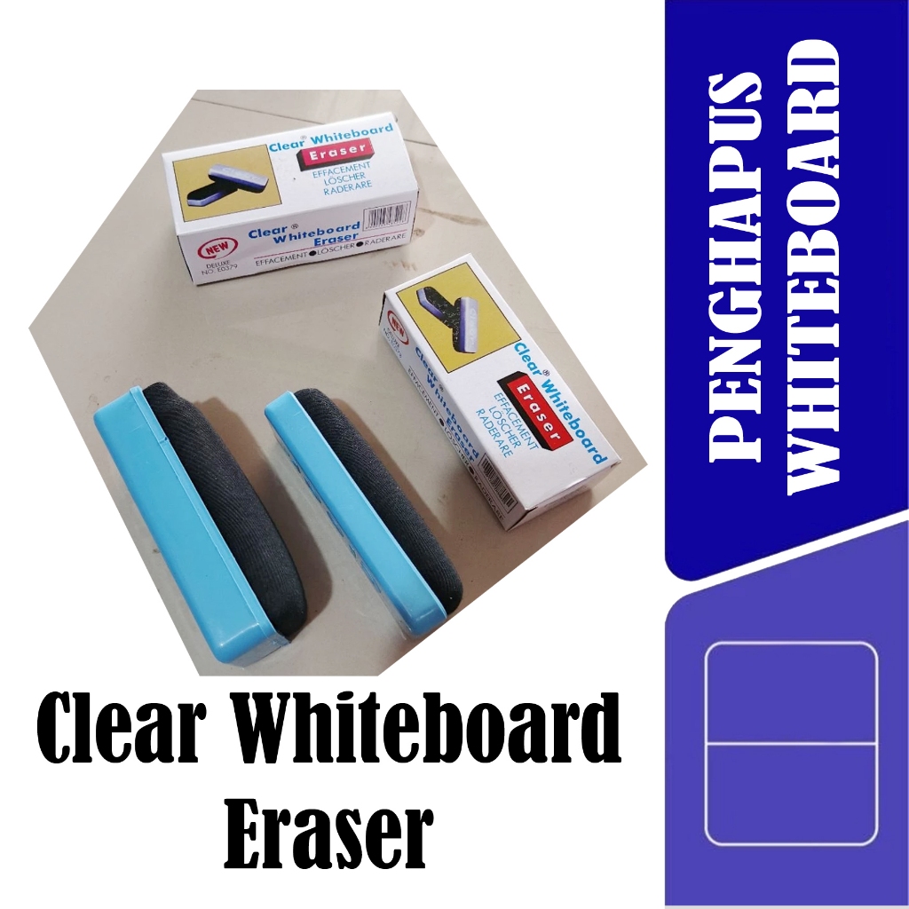 CLEAR WHITEBOARD ERASER - PENGHAPUS WHITEBOARD BESAR