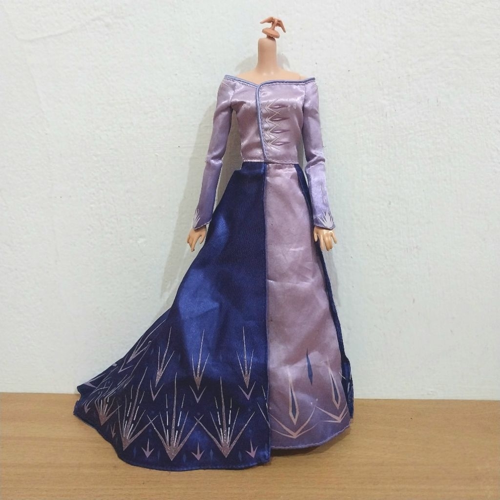Dress Barbie Elsa Frozen 2 Baju Outfit Mattel Official Boneka Second Preloved Jadul Collector