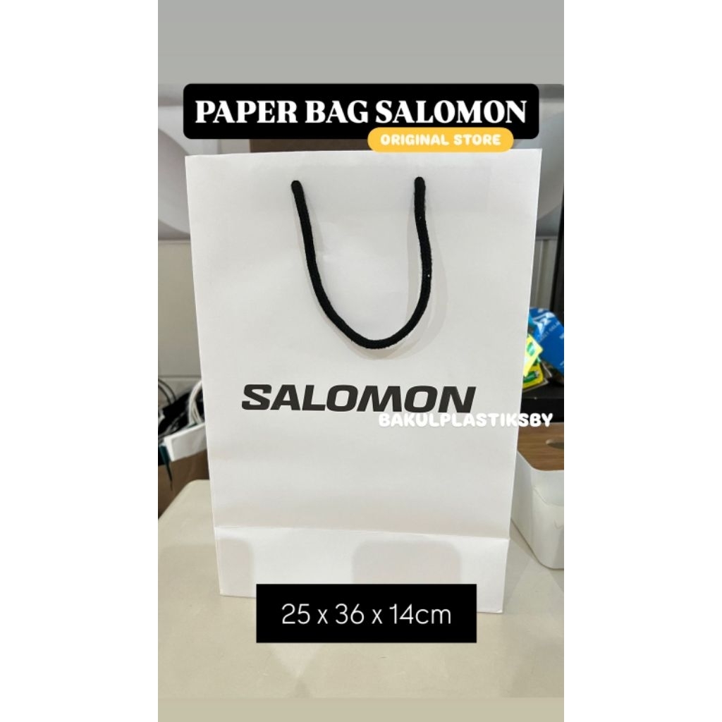 PAPER BAG SALOMON ORIGINAL STORE / PAPERBAG SALOMON.