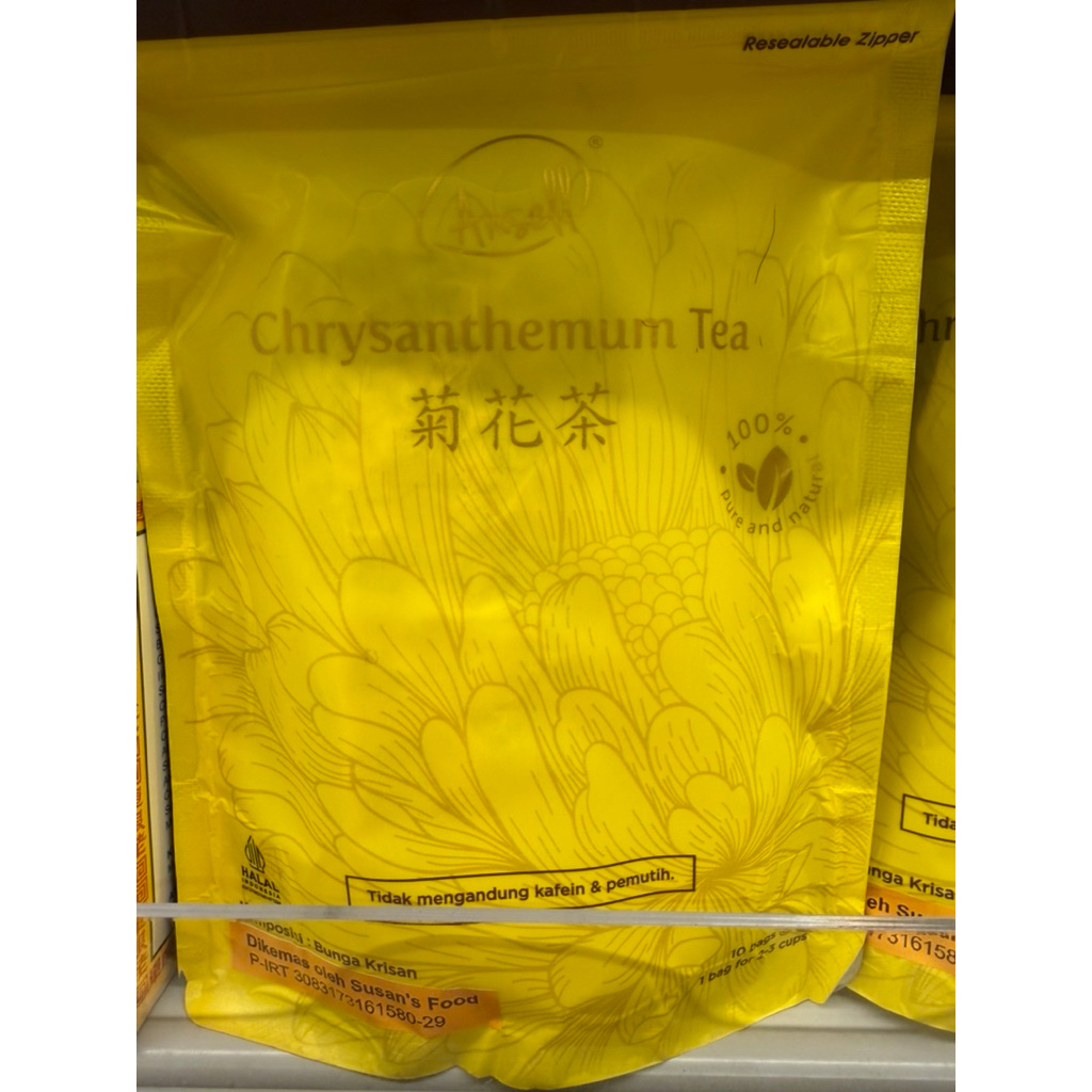 ANSELL CHRYSANTHEMUM TEA BAG. KIET HUA TEH. CRYSANTHEMUM ORIGINAL. TEH CRYSANTHEMUM