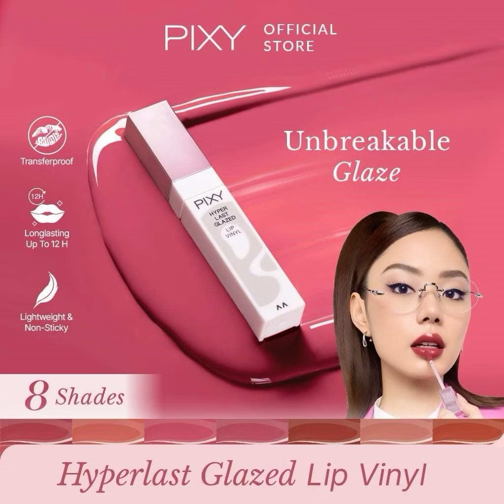ORI PIXY LIP VINYL HYPER LAS GLAZED NEW