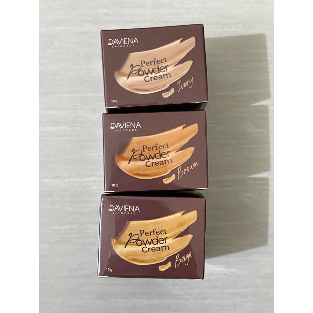 preloved daviena skincare bedak basah perfect powder cream