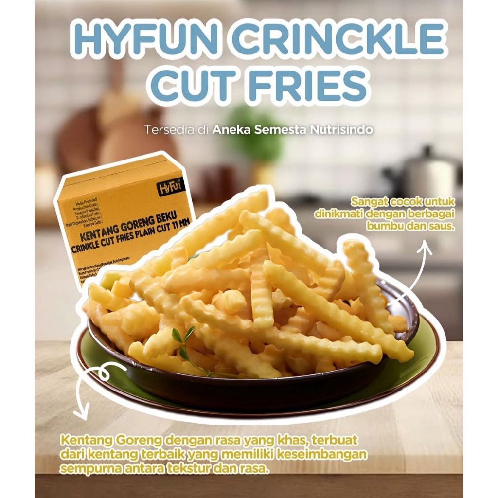kentang hyfun crinkle 2kg