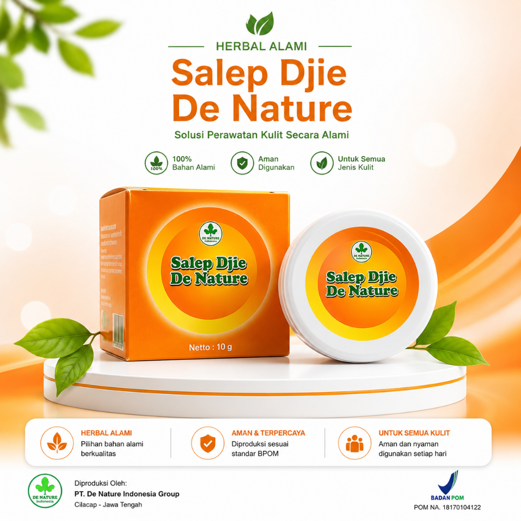 Salep Djie Herpes, Cacar, Campak,Luka Lecet Bernanah, Anti Radang dan Iritasi De Nature Herbal