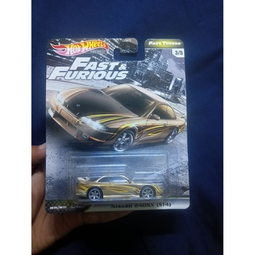 Hot Wheels Premium Nissan 240SX (S14) Gold