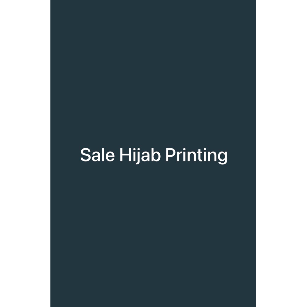 SALE khimar Printing Nitika