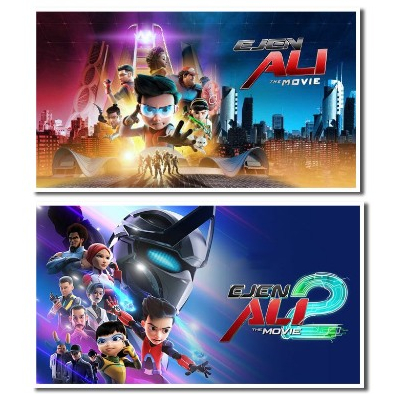 DVD Ejen Ali Muvi 1 & 2 (2025)