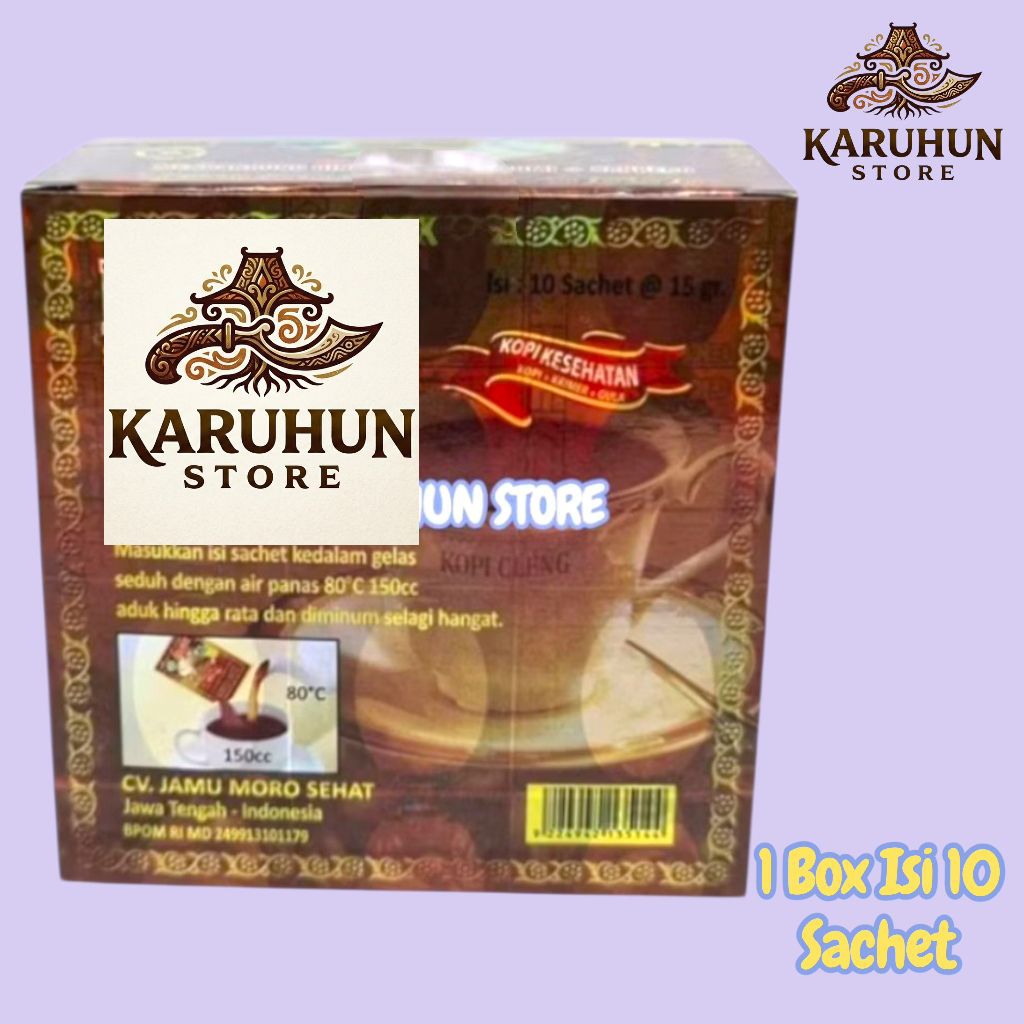 Tornado Cofee KopiClengCleng 1 Box Isi 10 Sachet